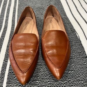 Madewell brown loafers.